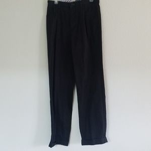 Tommy Hilfiger Men's Black Cotton Pants